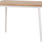 Balfour 1+4 Dining Set - WHITE/OAK EFFECT/GREY FABRIC