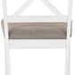 Balfour 1+4 Dining Set - WHITE/OAK EFFECT/GREY FABRIC