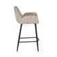 Barley Chenille Bar Stool - Cookies and Cream Chenille