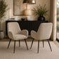 Barley Dining Chair (Set of 2) - Cookies and Cream Chenille