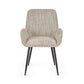 Barley Dining Chair (Set of 2) - Cookies and Cream Chenille