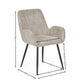 Barley Dining Chair (Set of 2) - Cookies and Cream Chenille