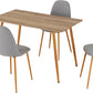Barley Dining Table - Oak Veneer/Oak Effect