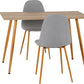 Barley Dining Table - Oak Veneer/Oak Effect