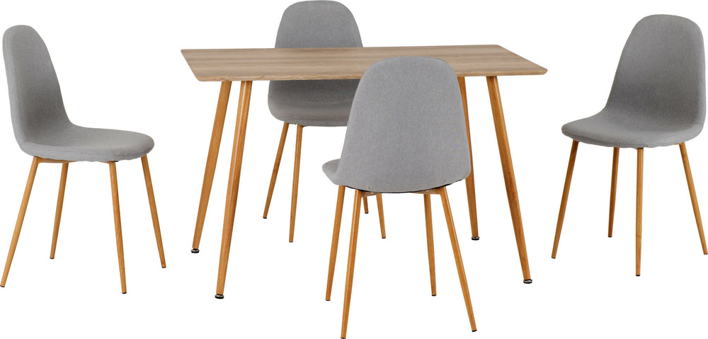 Barley Dining Table - OAK VENEER/OAK EFFECT