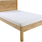 Barton 4'6" Bed - WAXED PINE