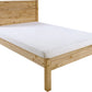 Barton 4'6" Bed - Waxed Pine