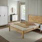 Barton 4'6" Bed - WAXED PINE
