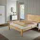 Barton 4'6" Bed - WAXED PINE