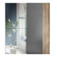 Berno Light Oak and Dark Grey Sliding 2 Door Wardrobe With Mirror