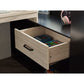 Blaze 90cm Single Black/Wood Effect Gaming Highsleeper Loft Bed with Desk