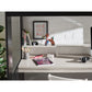 Blaze 90cm Single Black/Wood Effect Gaming Highsleeper Loft Bed with Desk
