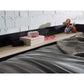 Blaze 90cm Single Black/Wood Effect Gaming Highsleeper Loft Bed with Desk