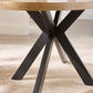 Bondi Oak Effect Oval 4-6 Seater Dining Table