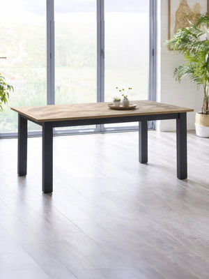 Bordeaux Extending Dining Table Dark Grey