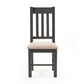 Set Of 2 Bordeaux Dining Chairs Dark Grey