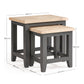 Bordeaux Nest Of Tables Dark Grey