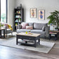 Bordeaux Nest Of Tables Dark Grey