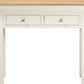 Bordeaux Console Table - Ivory/Oak