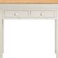 Bordeaux Console Table - Ivory/Oak