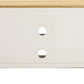 Bordeaux Small TV Stand - Ivory/Oak