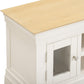 Bordeaux Small TV Stand - Ivory/Oak