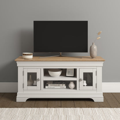 Bordeaux Small TV Stand - IVORY/OAK