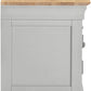 Bordeaux TV Stand - Pebble Grey/Oak