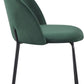 Boston Chair (Box of 4) - Emerald Green Velvet