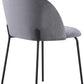 Boston Chair (Box of 4) - GREY VELVET