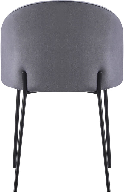 Boston Chair (Box of 4) - GREY VELVET