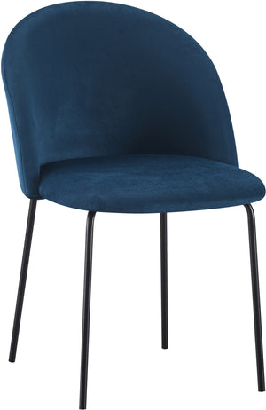 Boston Chair (Box of 4) - SAPPHIRE BLUE VELVET
