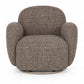Bramley Swivel Accent Chair - Chocolate Chenille