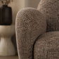 Bramley Swivel Accent Chair - Chocolate Chenille