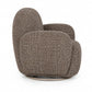 Bramley Swivel Accent Chair - Chocolate Chenille