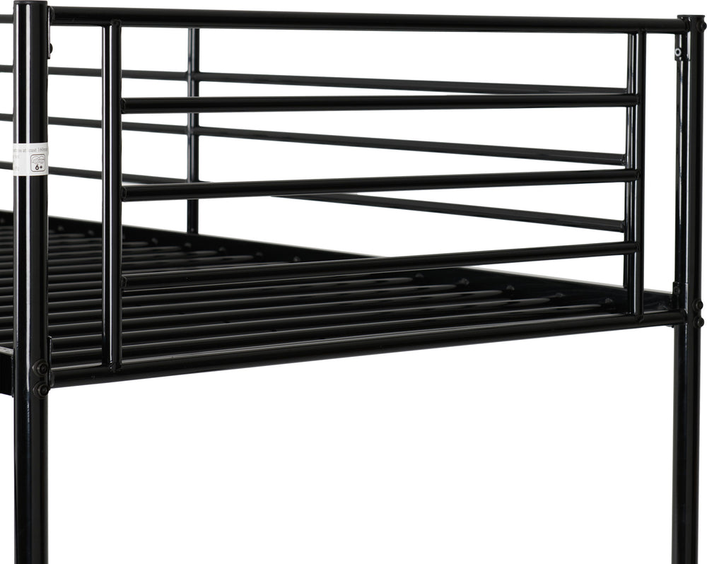 Brandon 3' Bunk Bed - BLACK