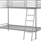 Brandon 3' Bunk Bed - SILVER