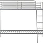 Brandon 3' Bunk Bed - Silver