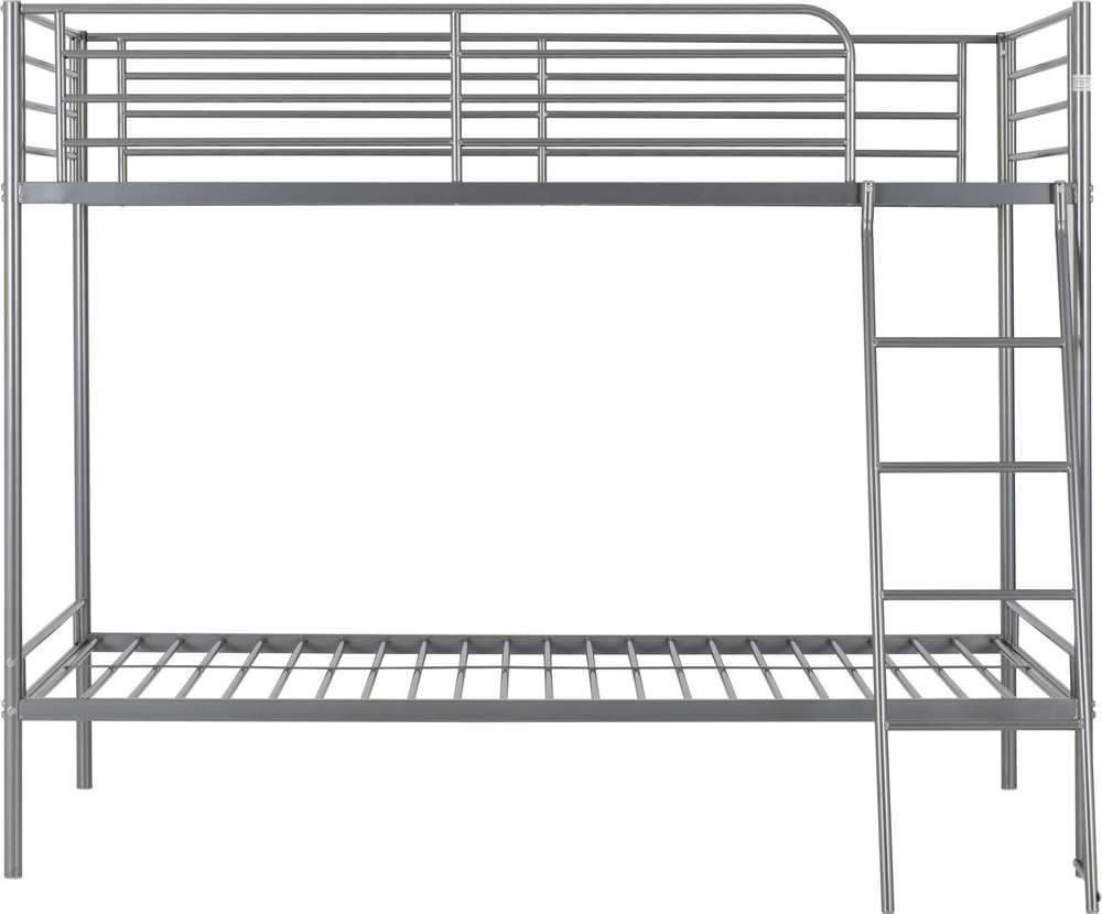 Brandon 3' Bunk Bed - SILVER
