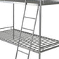 Brandon 3' Bunk Bed - Silver