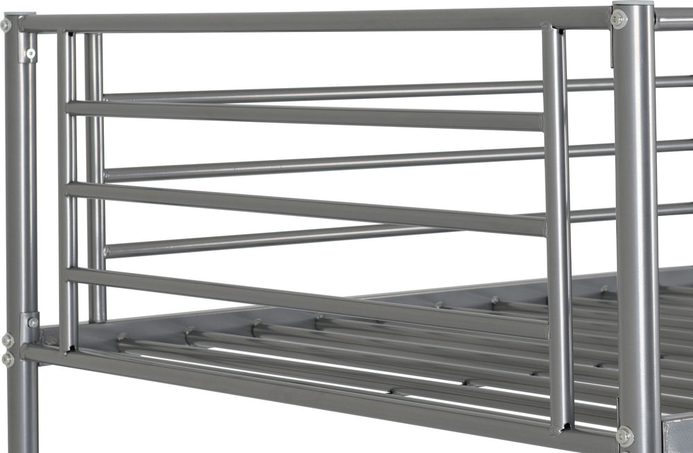 Brandon 3' Bunk Bed - SILVER