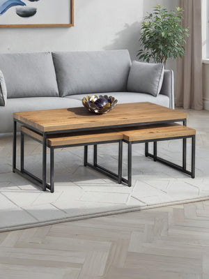 Brooklyn Nesting Coffee Tables - Oak