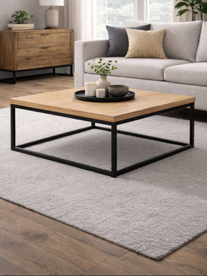 Brooklyn Square Coffee Table - Oak