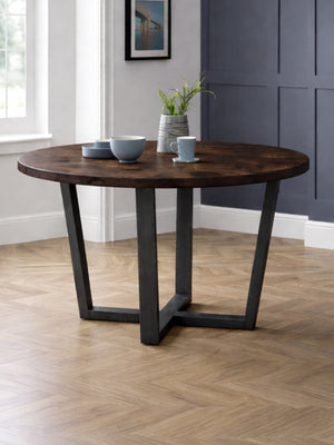 Brooklyn Round Table - Dark Oak
