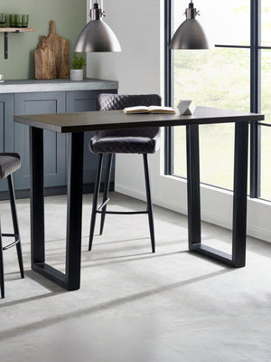 Brooklyn Bar Table Dark Oak