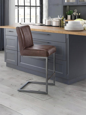Set Of 2 Brooklyn Barstools - Brown