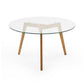 Bryant 80cm Round Glass Coffee Table