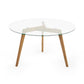 Bryant 80cm Round Glass Coffee Table
