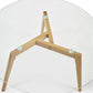 Bryant 80cm Round Glass Coffee Table