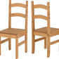 Budget Mexican Chair (Box of 2) - DISTRESSED WAXED PINE